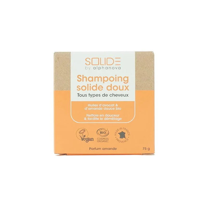 Champô sólido suave de Abacate e Amêndoa 75g - piolho SHoP