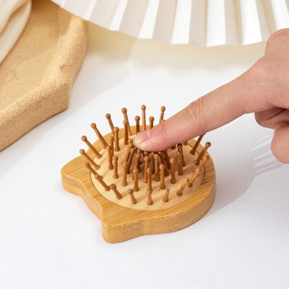 Pente de Bambu c/ Almofada de Ar - piolho SHoP