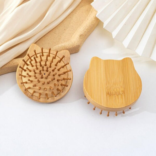 Pente de Bambu c/ Almofada de Ar - piolho SHoP